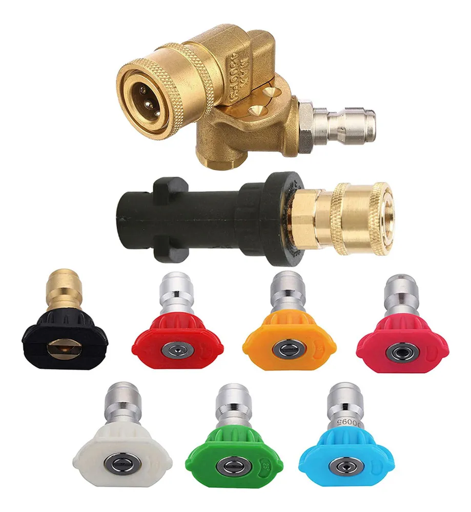 Kit adaptador profesional para hidrolavadora, puntas Vayotoy