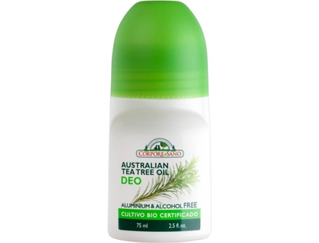 Desodorante CORPORE SANO Roll-On Árbol del Té (75 ml)