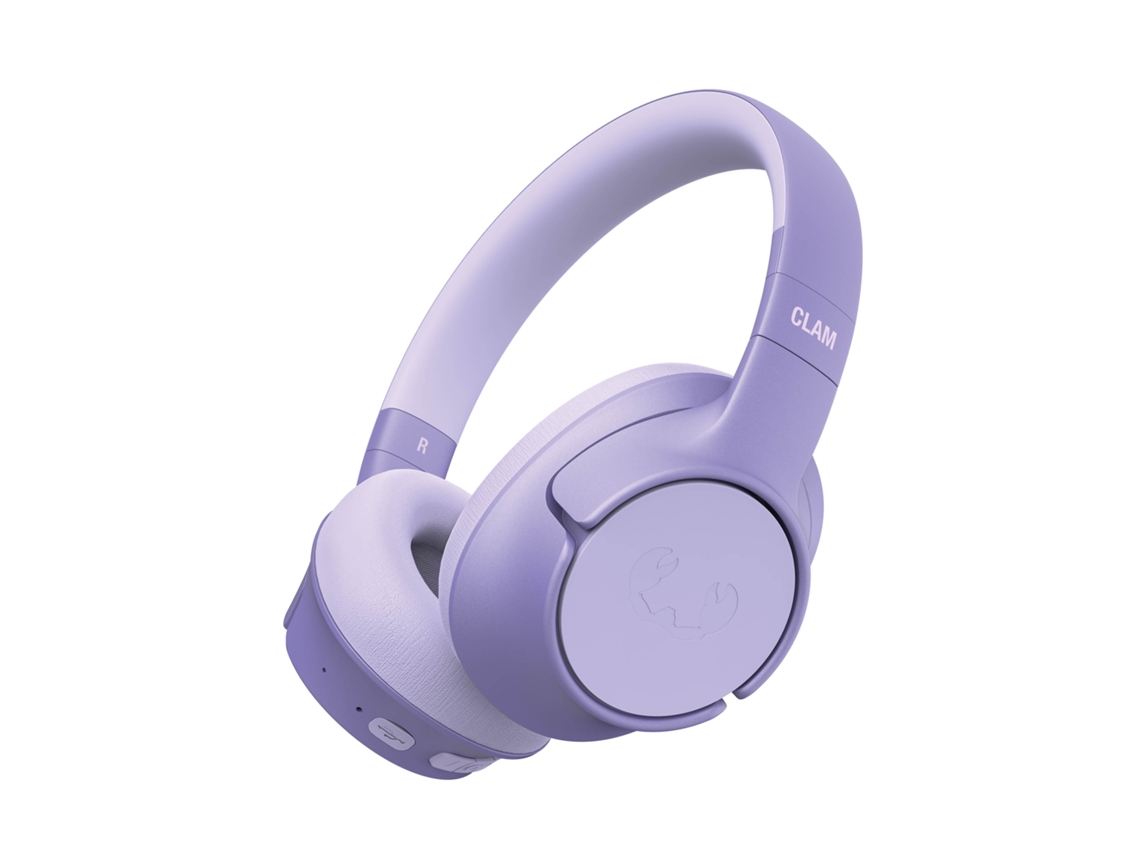 Auriculares Bluetooth FRESH 'N REBEL Clam Fuse (Over Ear - Cancelación de Ruido - Micrófono - Lila)  
