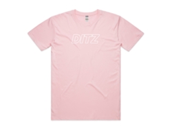 Ditz Ditz Logo Pink T-shirt Rockinstone Unisex Adults Best Sellers Size:xxl