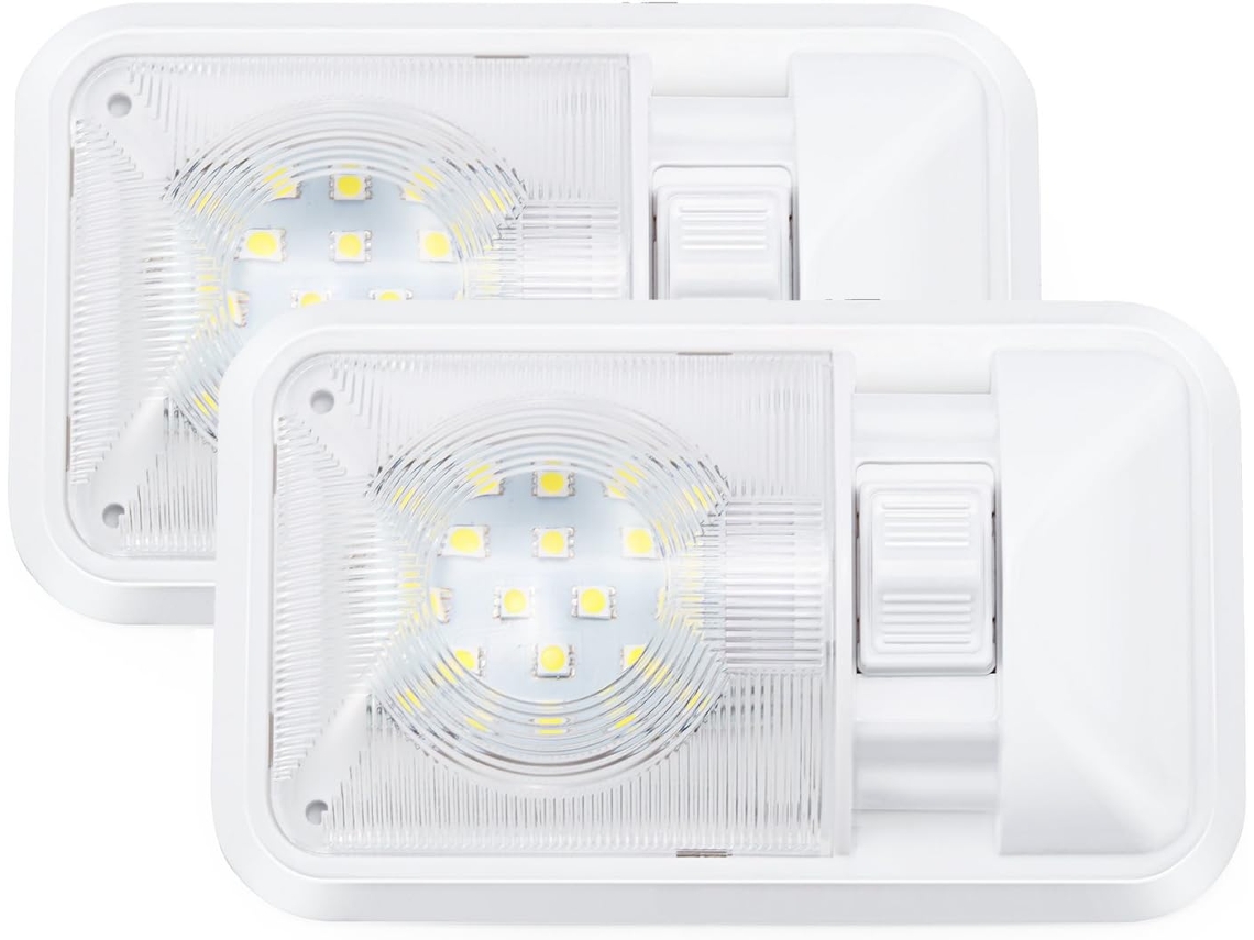 Luces de cubierta empotradas que transforman tu espacio con bajo voltaje de 12 V CC, diseño impermeable IP67, 20 piezas