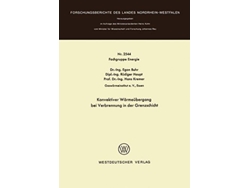 Libro Konvektiver Warmeubergang Bei Verbrennung In Der Grenzschicht De Egon Buhr (alemán)