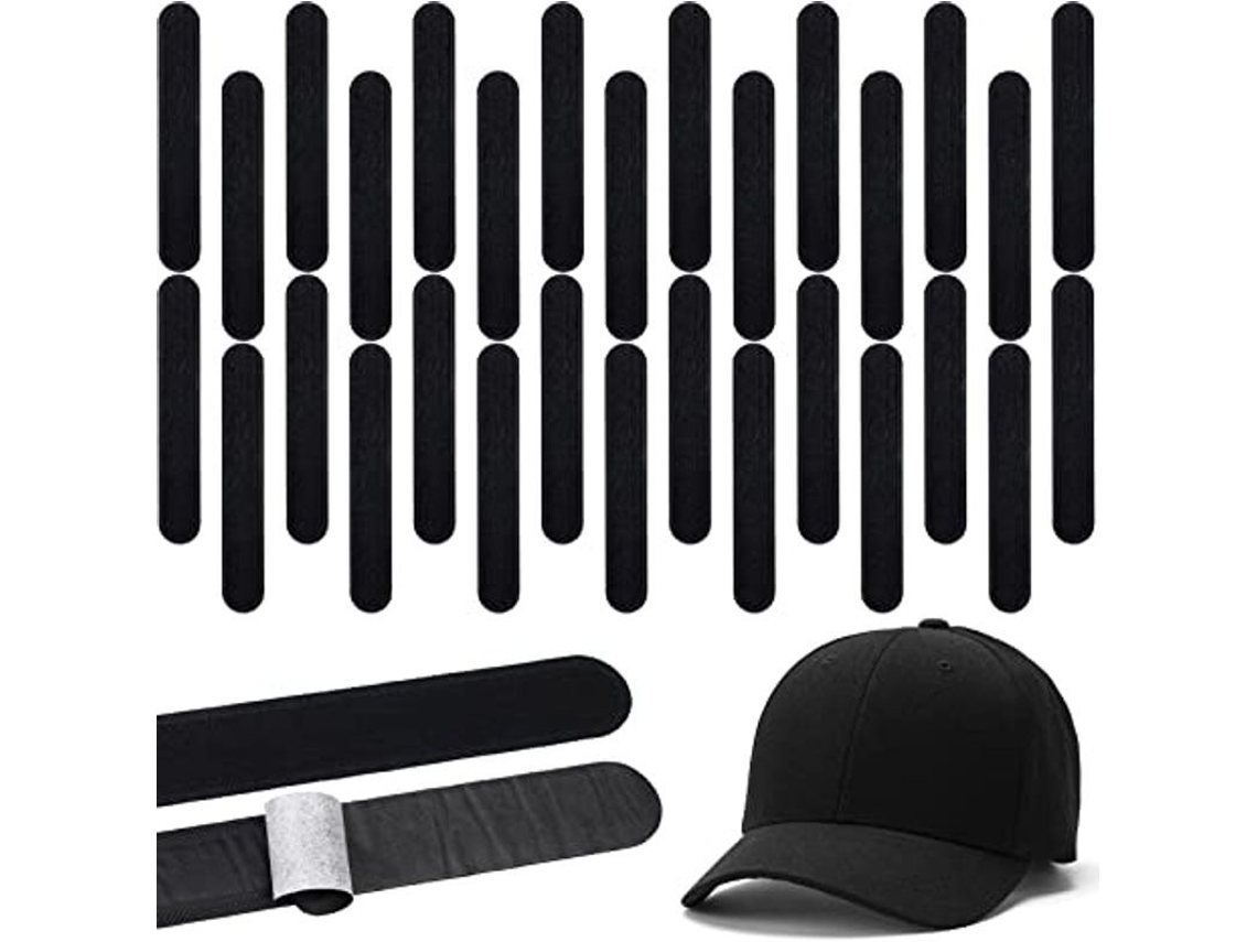 Forro Desechable Absorbente De Sudor Para Gorro, 30 Unidades, Negro