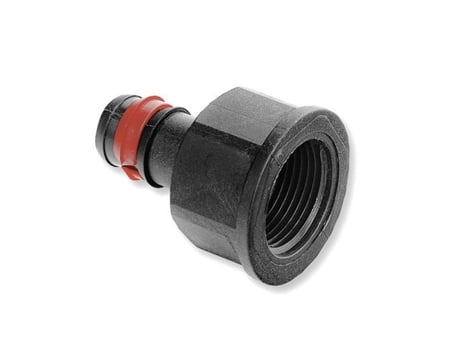Enlace Mixto Rosca Hembra Con Anilla de Seguridad. 16Mm X 3/4 RIEGOPRO