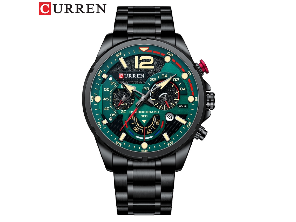 (estilo 4) Reloj De Hombre Resistente Al Agua Con Calendario, Esfera Grande Y Sencilla, Reloj Multifuncional De Seis Manecillas.
