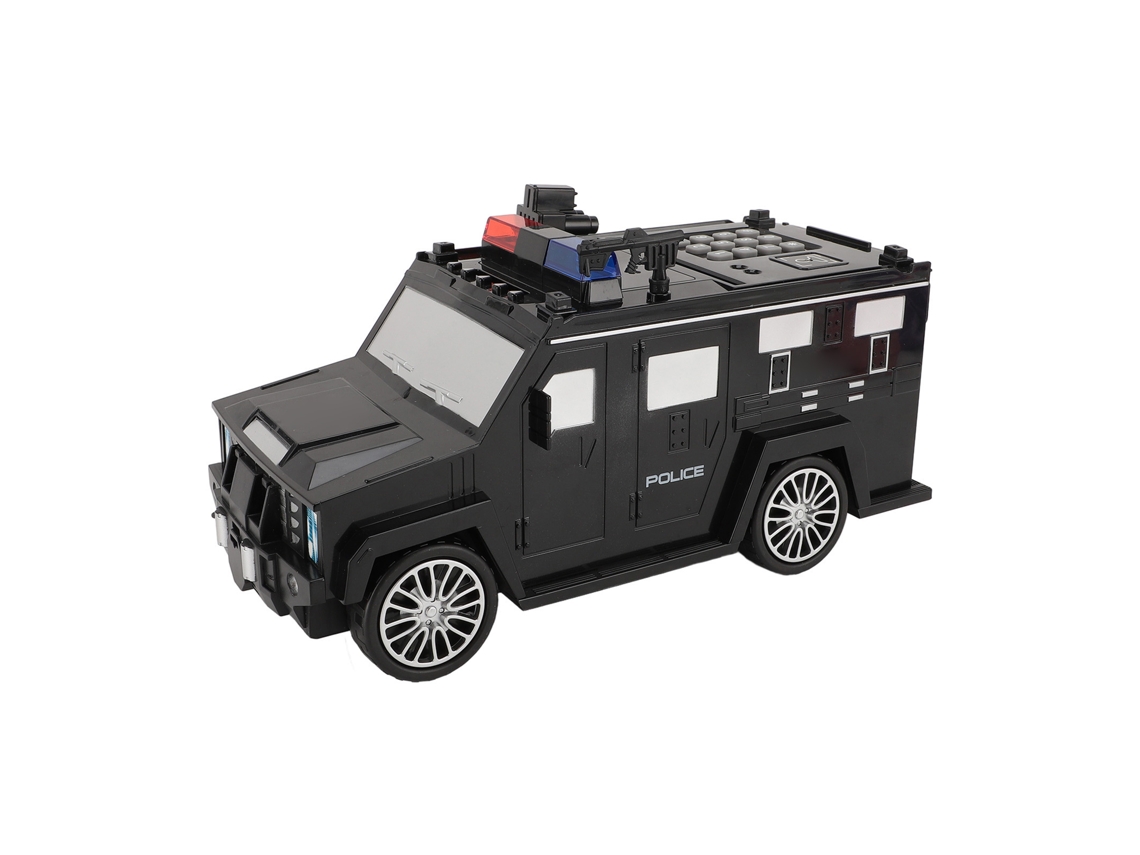 2026-banco De Monedas De Coche Blindado Con Huella Digital, Contraseña Y Función De Enrollado Automático, Ideal Para Cumpleaños, Color Negro