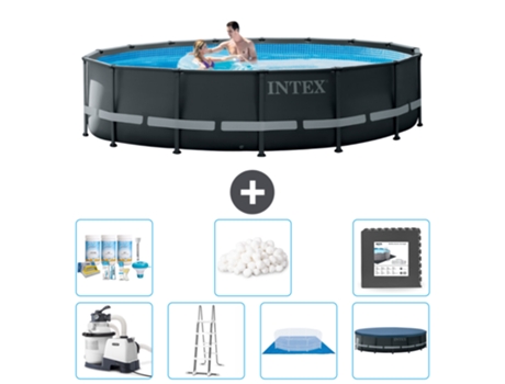 Piscina Tubular INTEX 26326GN-CB43 (19156 L - 488x122cm)