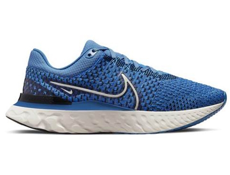 Zapatillas Deportivas NIKE React Infinity Run Fk 3 (Azul - Material Sintético, Tejido- 42,5)