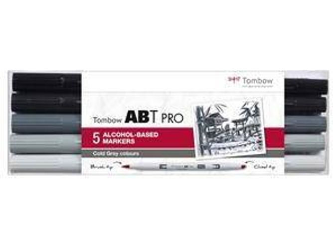Marcador TOMBOW ABT PRO Gris (5 unid)