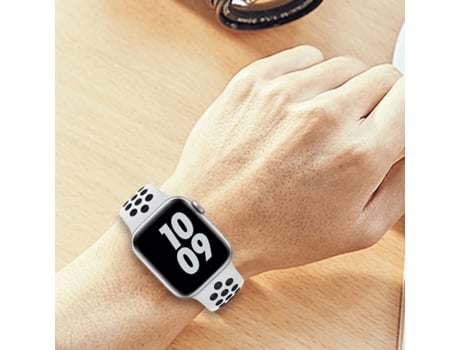 GIFT4ME Correa deportiva para Apple Watch Series SE - 40mm - Blanco / Rosa