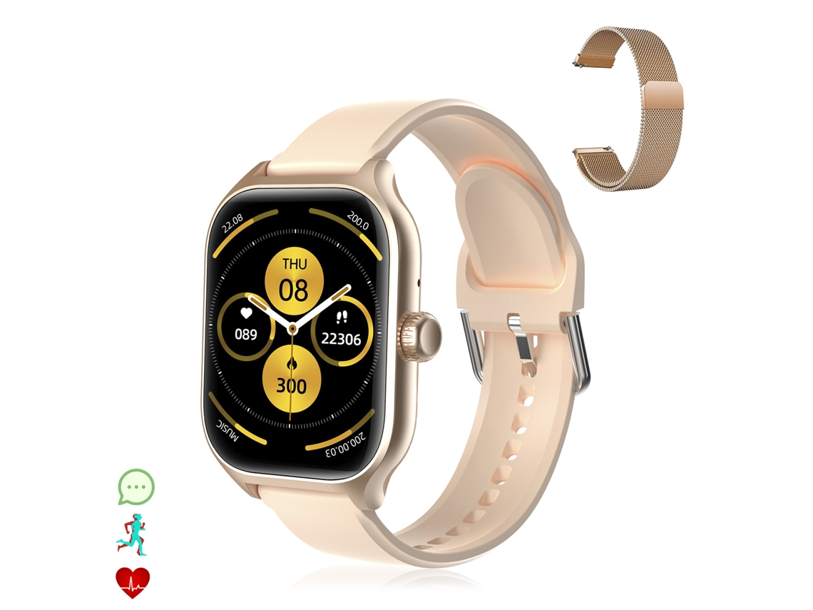Smartwatch Gt4 Pro con llamadas Bluetooth, notificaciones push, rastreador deportivo y de salud, corona multifuncional.
