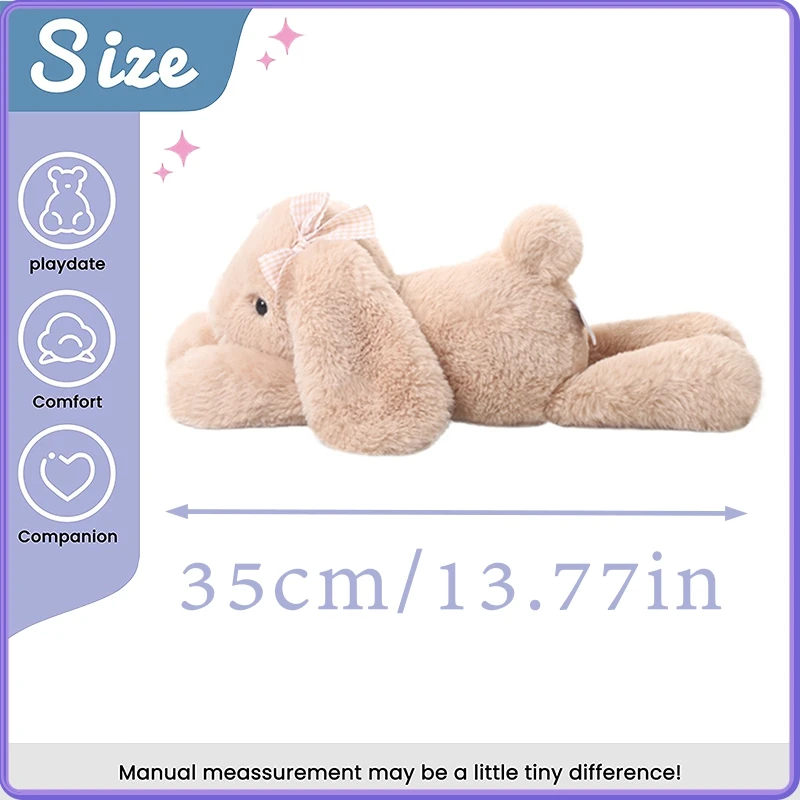 (conejo De 35 Cm) Peluche De Conejo Adorable De 35 Cm Con Orejas Largas Y Caídas.