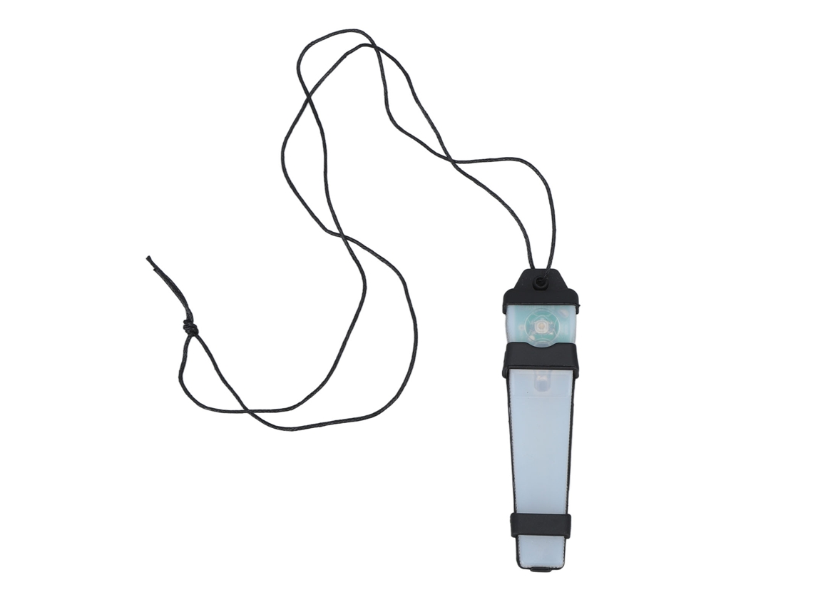 2026-linterna De Identificación Personal Con Gancho Y Velcro Impermeable 150mah Luz Parpadeante De Seguridad Para Senderismo Negro Con Luz Roja