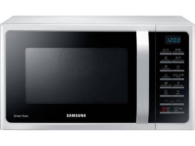 Microondas SAMSUNG MC28H5015AW (28 L - Con Grill - Blanco)