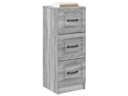 Maison Exclusive - Cajonera Gris Sonoma 33 X 34,5 X 87 Cm Madera De Ingeniería