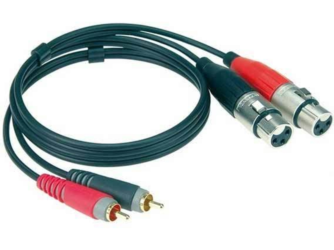 Cable Audio KLOTZ At-Cf0300 2 Rca/2 Xlr (3 m)