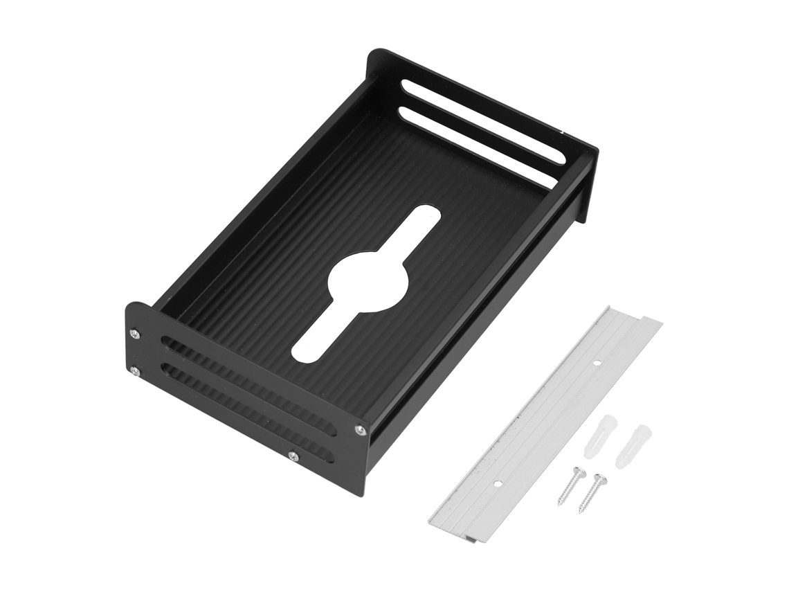 Dispensador rectangular de toallas de papel con soporte de aluminio para teléfono móvil