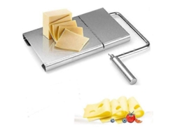 Cortador de queso con alambre de acero inoxidable para quesos duros y semiduros, mantequilla y embutidos. Rosewell
