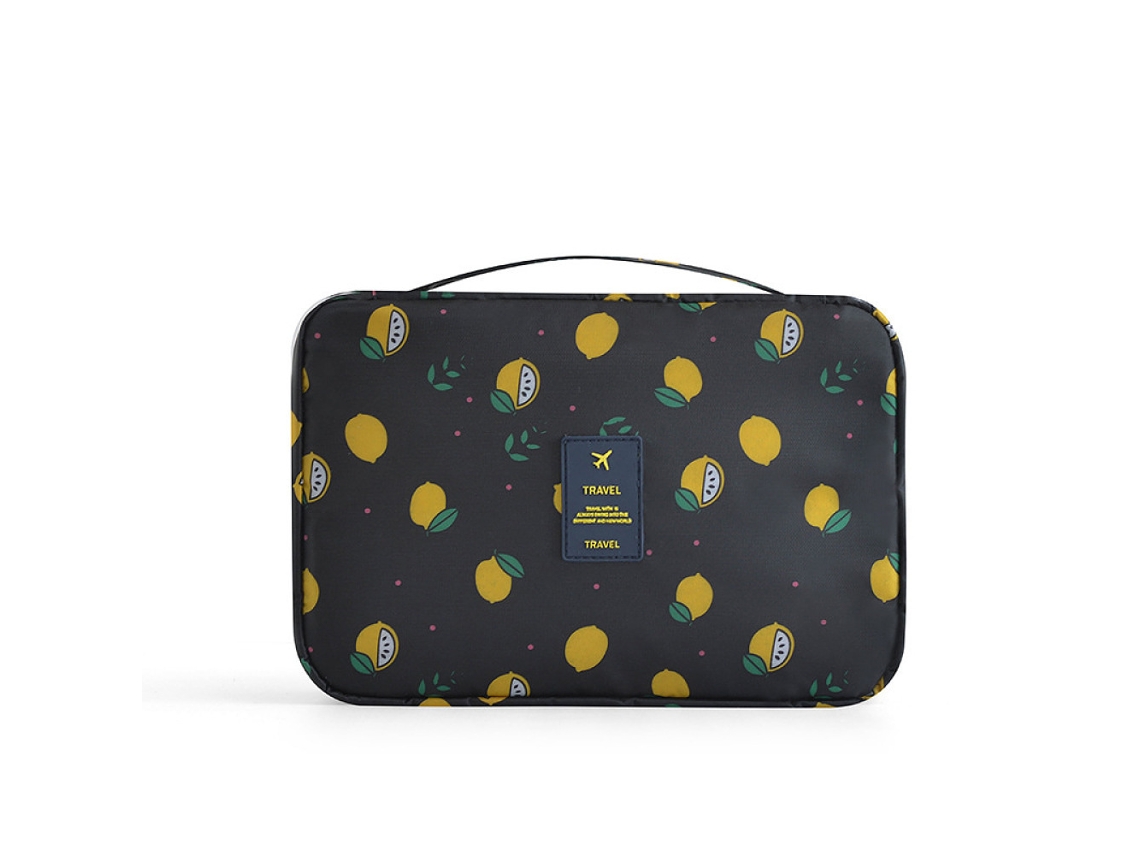 Bolso elegante para mujer, de gran capacidad y con gancho para colgar, neceser de viaje, diseño portátil, fácil de limpiar.