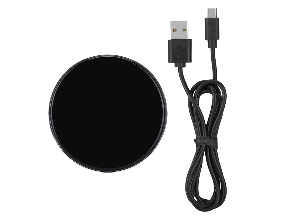 Cargador Inalámbrico (estandar Qi De Aleación De Aluminio Ultra Delgado)
