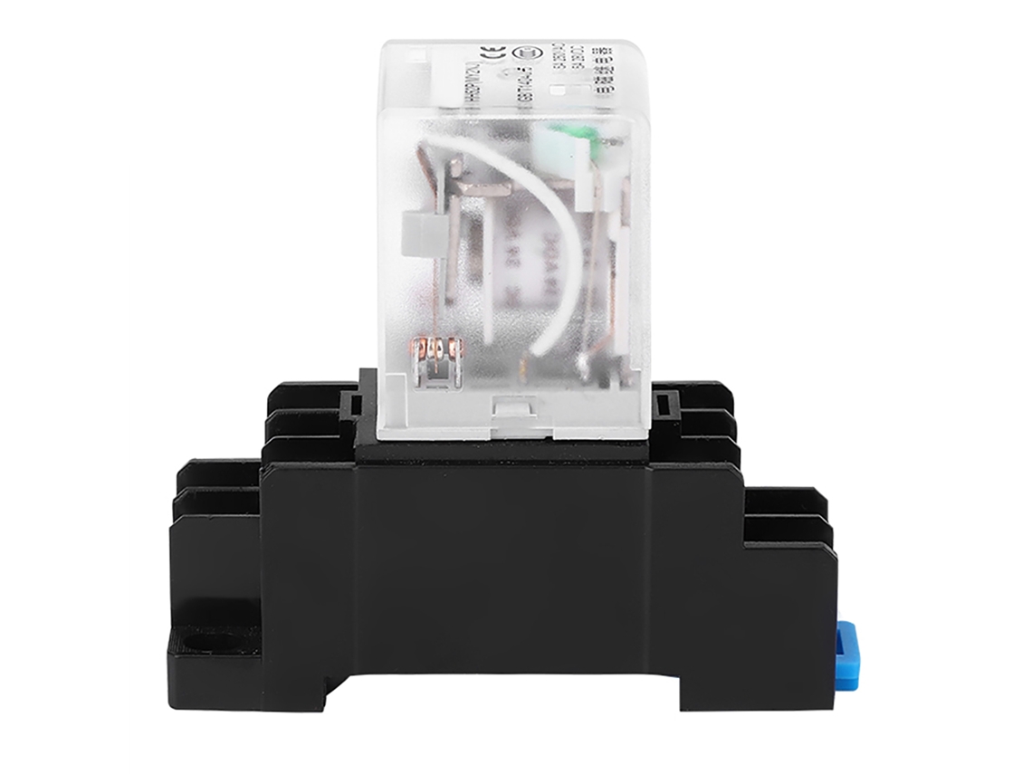Relé Electromagnético Intermedio Hh52p (my2nj) Con Base Ac220v Dc24v 8 Pin