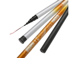 Caña De Pescar, Pescar Para Pesca En El Mar, Manual Fibra Carbono Flux, Telescópica Frp, 3,6 M, 4,5 5,4 6,3...