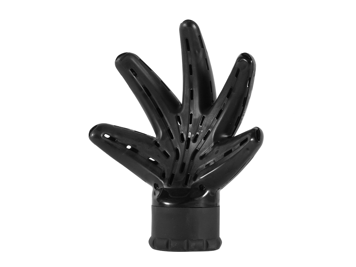 Accesorio Difusor Para Secador De Pelo En Forma De Mano De Plástico Negro Herramienta Profesional Para Peluquería Peinado Y Estilización Salón