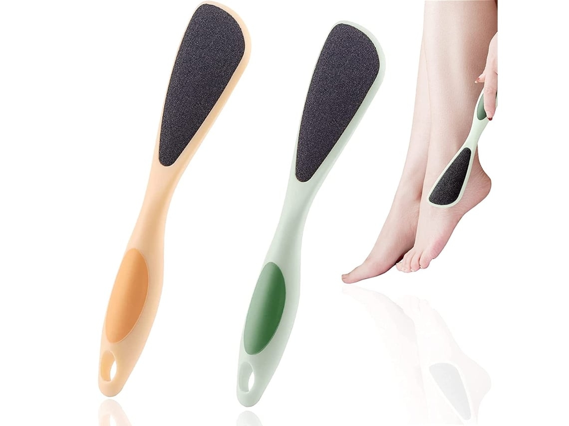 Kit de 2 piezas, verde y naranja, para eliminar callosidades de los pies*