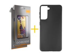Conjunto de Protectores de Pantalla Templado Full Liso para Samsung Galaxy S24 GANDY (2un)