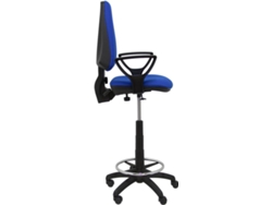 Silla de Escritorio Alta PIQUERAS Y CRESPO Elche S Azul (Brazos ajustables - Tejido)