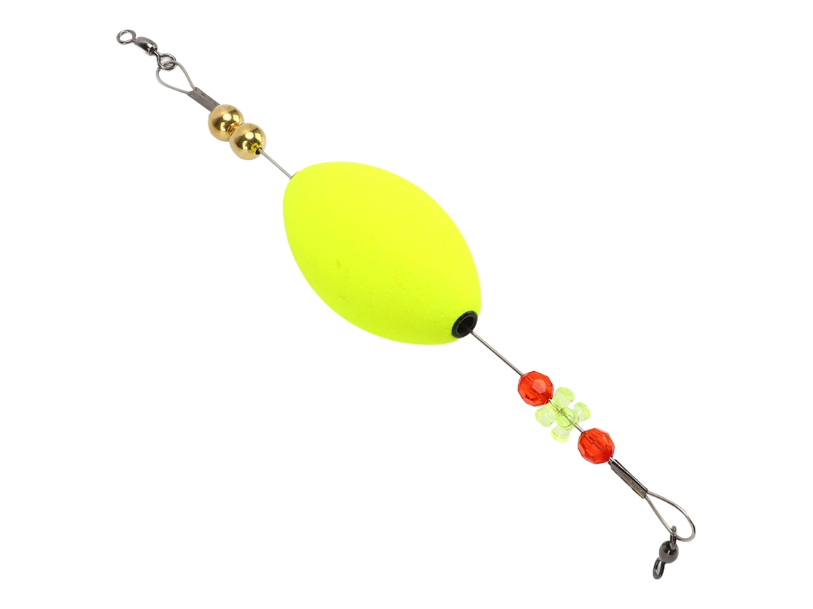 2026rebe-red Fish Cork Float Caña De Pesca Sensible Y Duradera Para Aguas Profundas Amarillas