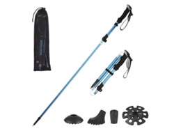 Bastón De Trekking Plegable Ligero Tomshoo De Cinco Secciones, Ideal Para Senderismo, Acampada Y Excursionismo.