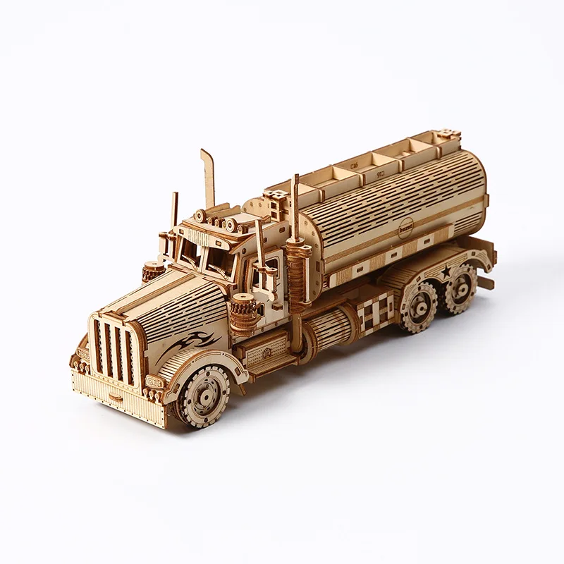 Rompecabezas De Madera 3d, Modelo De Petrolero, Juguete De Bloques De Construcción