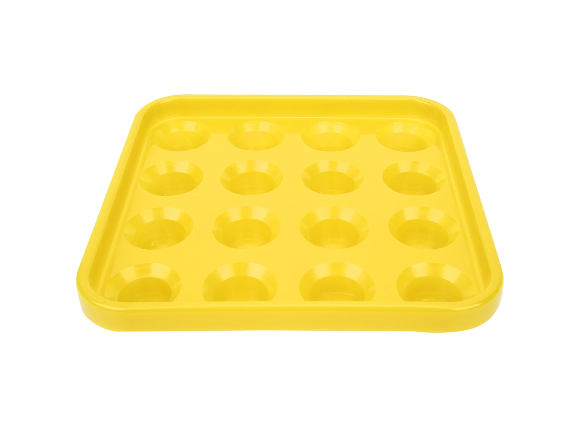 Soporte De Plástico Negro Para Bolas De Billar Con 16 Agujeros, Estante De Almacenamiento Para Accesorios De Billar