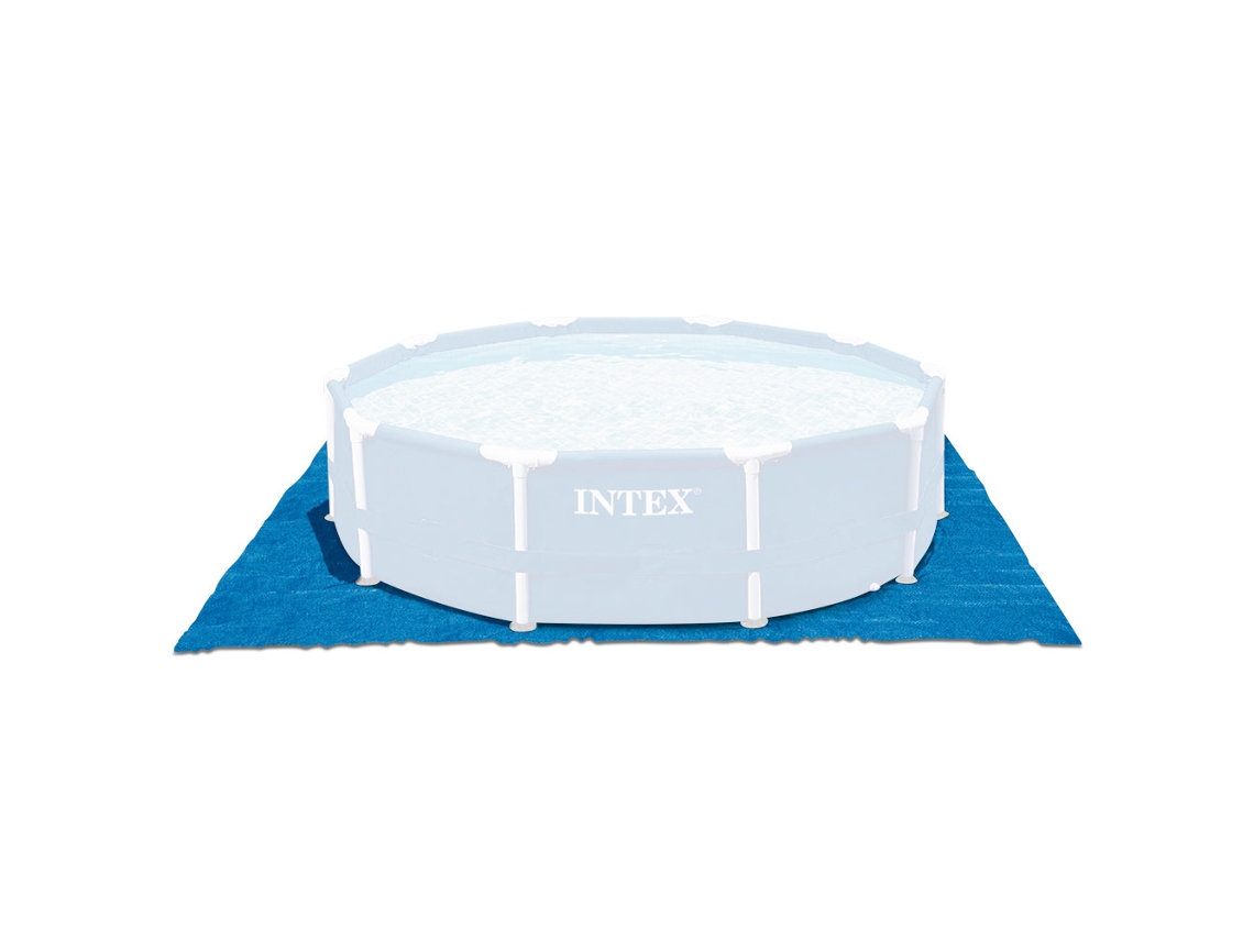 Intex Tela protectora de suelo para piscina cuadrado 472x472 cm 28048