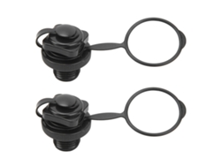 Junli-2 Piezas De Repuesto De Válvula Espiral Para Kayak, Bote Inflable, Tubo Spitfire, Tapón De Válvula De Aire
