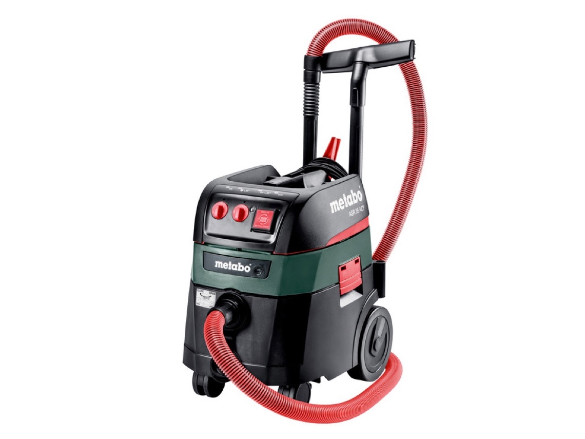 Metabo ASR 35 M ACP Aspiradores universales/Cartón; con sacudida electromagnética y conexión automática con medición de diferencia de presión