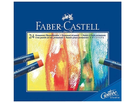 Lápiz de Color FABER-CASTELL Pastel Oil (Multicolor - Pastel Óleo - Multicolor - 24 Unidades)
