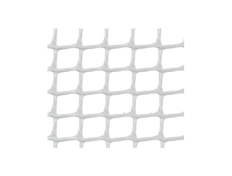 MALLA PLASTICA CUADRADA 0,5x0,5 cm BLANCA 1x25 m