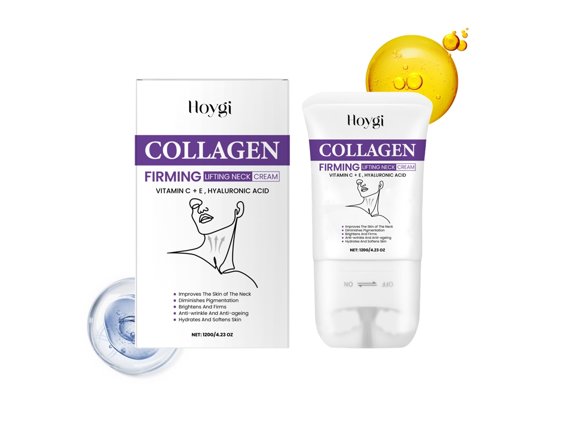 Crema para el cuello con rodillo reafirmante y lifting