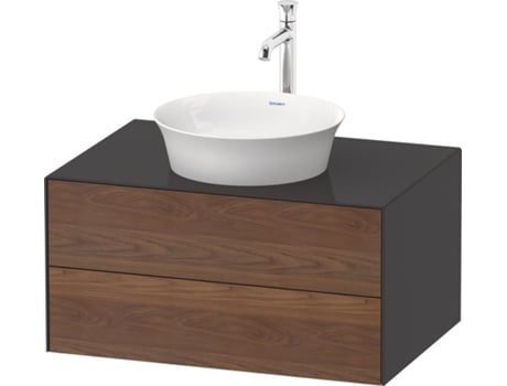 DURAVIT Tulip blanco, mueble de baño colgado en la pared, ancho 800 x fondo 550mm, con 2 cajones, con tecnología tip-on, WT49850