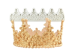 Molde De Corona Para Tarta 7 Cm, Tiara De Filigrana Silicona Flexible Para Bodas Fiesta Cumpleaños