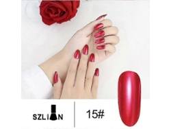Esmalte en gel con efecto espejo dorado y plateado para decoración de uñas con purpurina dorada rosa y gel UV champán para uñas Gusshious