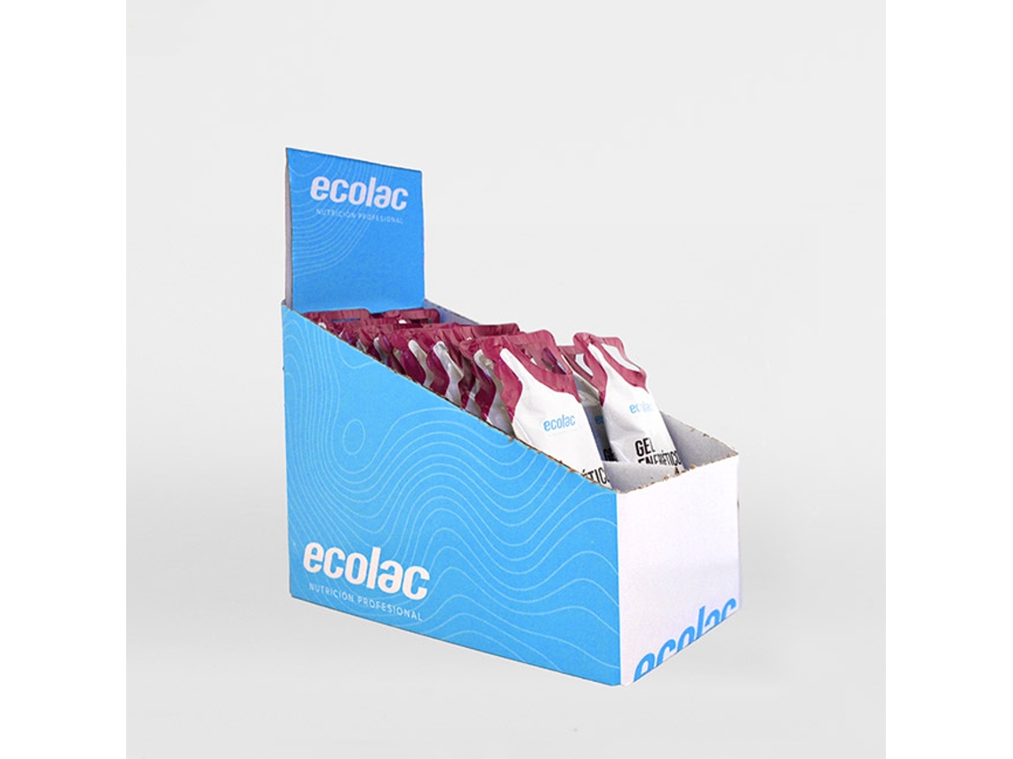 Pack Gel Energético Fruta Del Bosque Con Cafeína 24 Unidades Ecolac