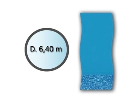 Liner remolino de forma redonda de 6,40 m para piscinas elevadas li2148sb - SWIMLINE