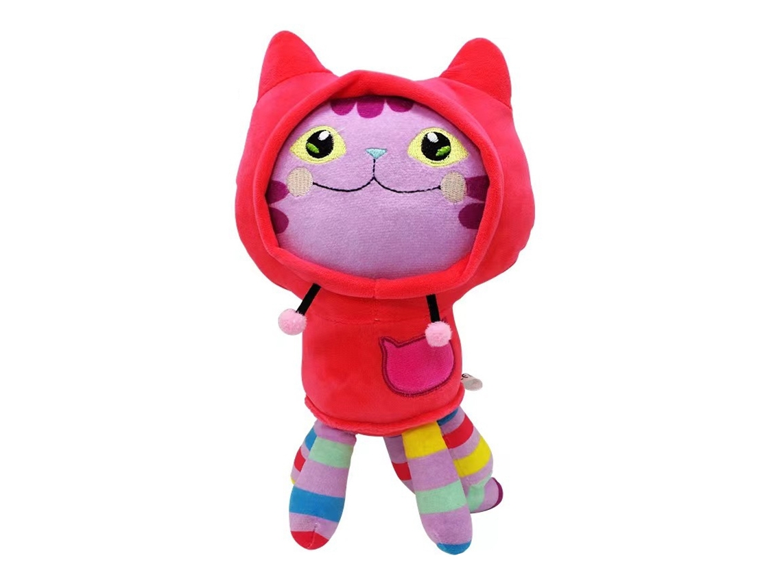 Muñeca de la casa de muñecas de Gabby, peluche de 25 cm de Daniel James DJ Catnip Purr Ific, juguetes para niños de 3 años en adelante
