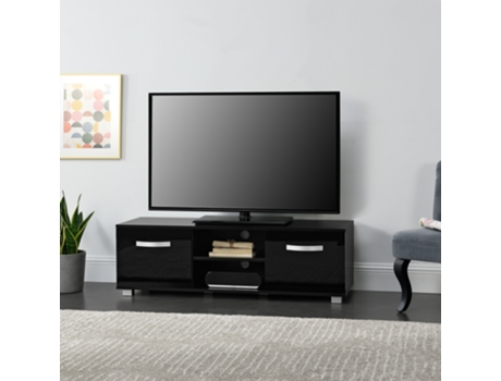 Mueble de TV [EN.CASA] (Aglomerado - Negro - 120 x 40 x 38 cm)