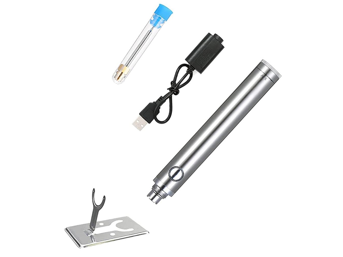 Ferro De Solda Sem Fio Ferramenta Portátil Usb Reparo Ajuste De Temperatura Carregamento Sem Fio