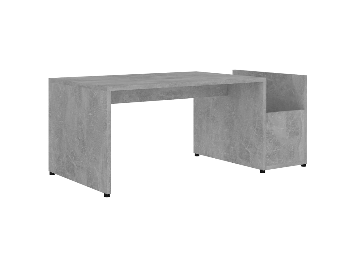 Mesa de centro gris cemento MAISON EXCLUSIVE en derivados de la madera (90x45x35 cm)