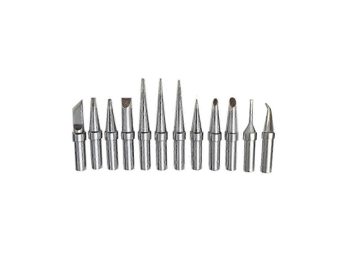 12puntas Sustituto Hierro Soldadura Et Para Weller We1010na Wes51 Wesd51 Pes51 Plata Plata